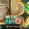 First Person Mega Ball — cassino ao vivo da Evolution Gaming, RTP 95.4%, disponível no Betmotion